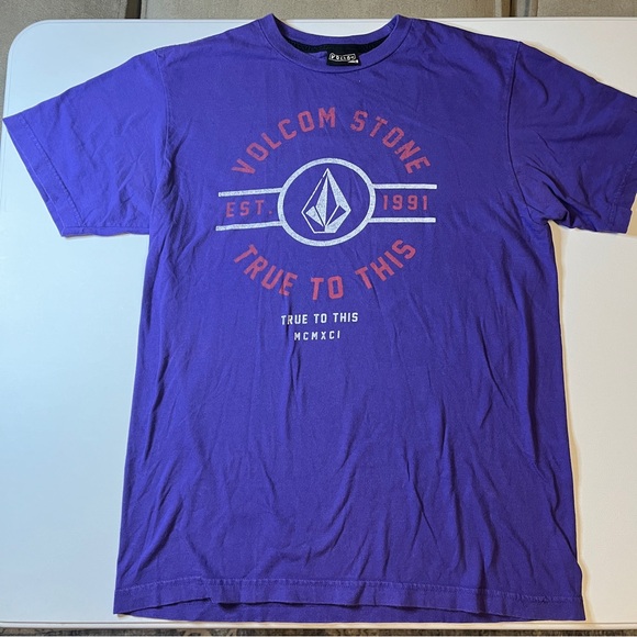 Volcom Stone True to This MCMXCI T-Shirt - Picture 1 of 2